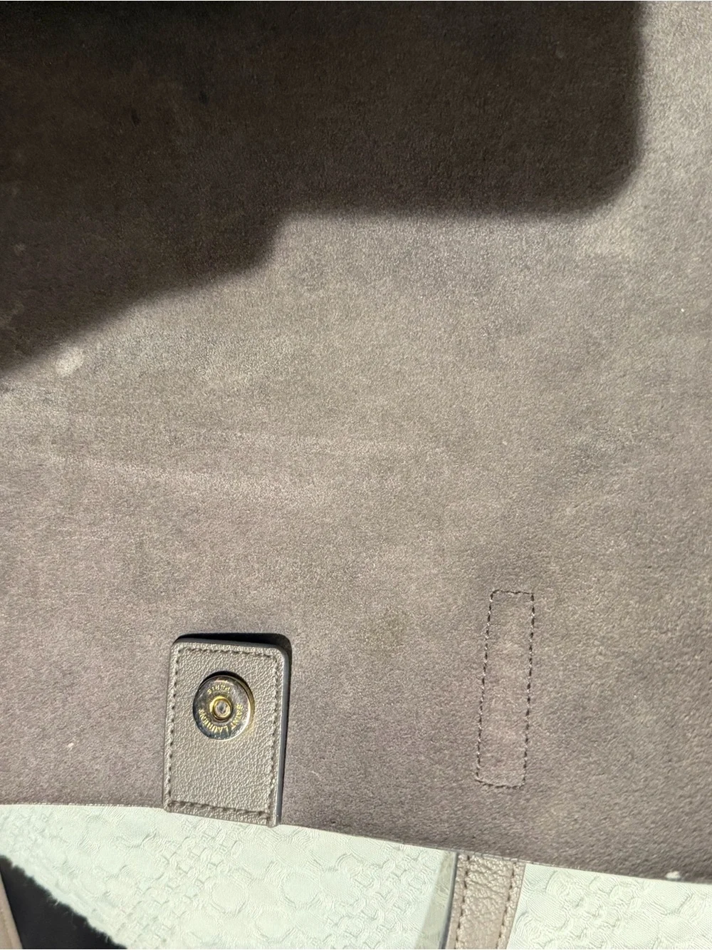 SHOPPING SAINT LAURENT LEATHER TOTE BAG